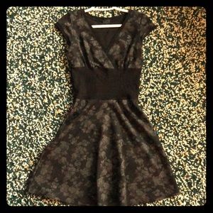 Sweet black dress- flattering!